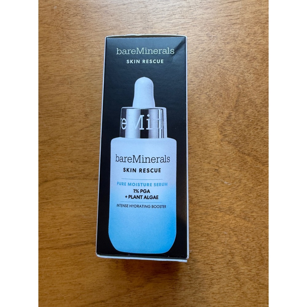 bareMinerals Skin Rescue Pure Moisture Serum 1% PGA Plant Algae 30ml 1oz New